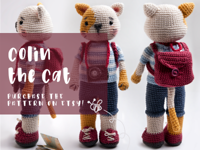 Colin the Cat Pattern